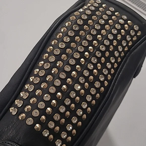 #43 Rhinestone Black Purse - Picture 5 of 6